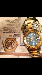 Rolex Yachtmaster Medium 35mm биоколор ( сталь.золото ).