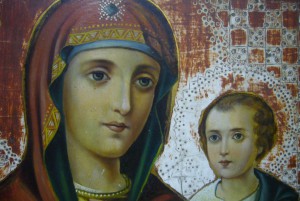 Икона Богородицы Тихвинская