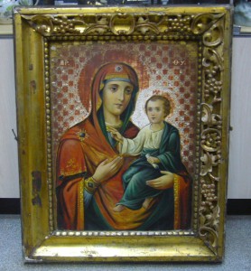 Икона Богородицы Тихвинская