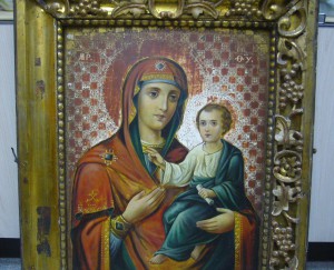 Икона Богородицы Тихвинская