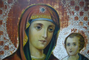Икона Богородицы Тихвинская
