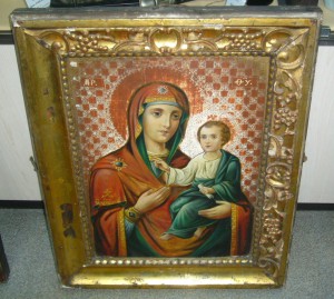Икона Богородицы Тихвинская