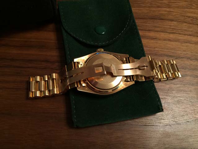 золотые Rolex Day-Date President Champagne 36mm Yellow Gold
