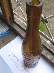 Бутылка пивоваренного завода Кляве г.Проскуров.БАВАРСКОЕ