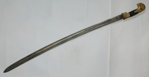 Шашка казачья офицерская обр. 1881 г. с украшенным клинком