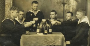 Морпогранвойска МГБ. Знак "Отличный Пограничник".Застолье.