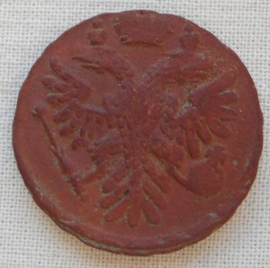 Деньга 1739 года.