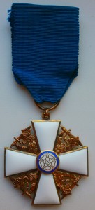 Крест ордена Белой розы (высшая награда Финляндии)