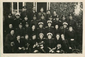 Группа служащих РЕЧНОГО ФЛОТА СССР. 1950-е гг.