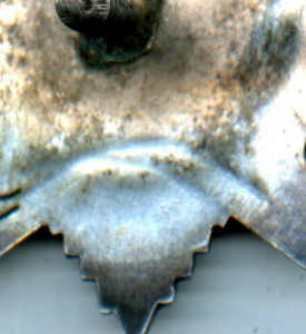 ОВ 2 ст. № 33804 клеймо вверху, номер на 19 часов. RRR