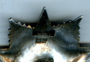 ОВ 2 ст. № 33804 клеймо вверху, номер на 19 часов. RRR