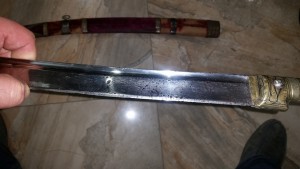Шашка серебро