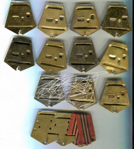 Колодки тяжелые для орденов и медалей