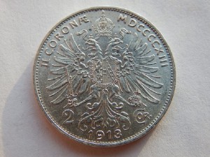 2 кроны 1913 Австрия