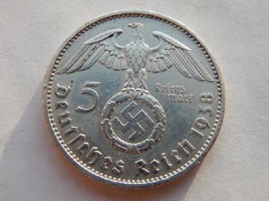 5 марок рейх 1938