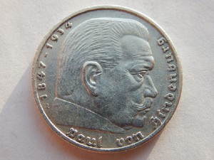 5 марок рейх 1938