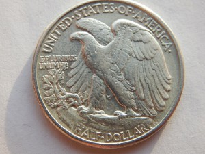 Пол доллара 1943 США