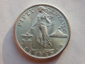 50 центов Филиппины 1944