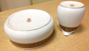 Сливочник и сухарница Гарднеръ