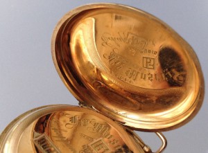 Часы HY Moser & Ce. Золото 56 проба. 14 карат