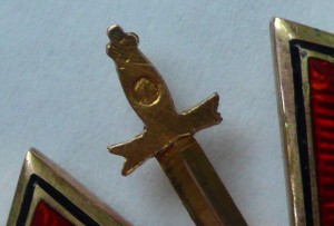Знак ордена Св. Владимира 3 степени с мечами