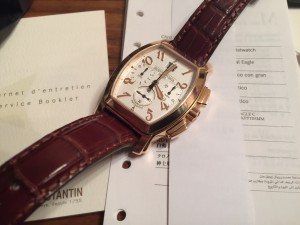 золотые Vacheron Constantin Malte Tonneau Chronograph Royal