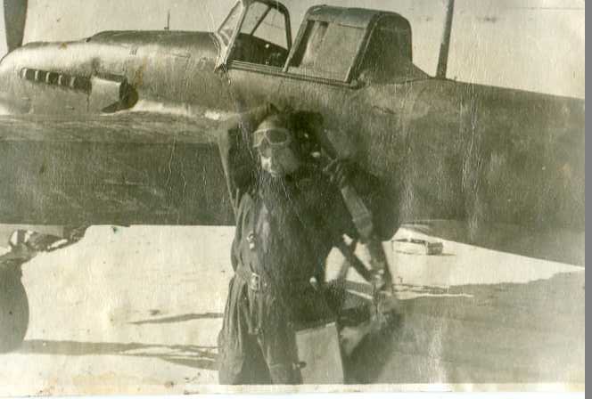 Пом.комэска ст.лейтенант Г.М.КРАСОТА. Калининский фр. 1943 г