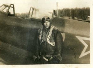 Лётчик майор П.И.ДОРОНИН. 2 Приб.фронт. 1944 г.