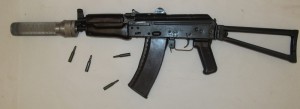 АКС-74У СХП бандитский вариант с глушителем.