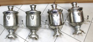 Самовары угольные 4шт. СССР по 6,5л.