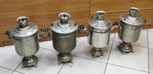 Самовары угольные 4шт. СССР по 6,5л.