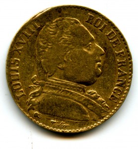 20 франков 1814 L  LOUIS XVIII