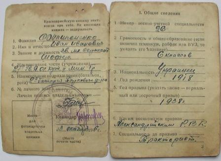Документы на мужа и жену.