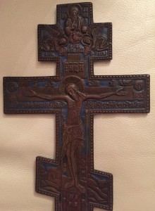 Распятие, эмаль.
