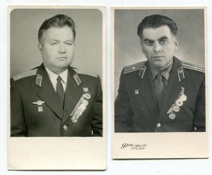 2 фото с знаком Мастер спорта СССР