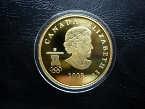 Канада 75$ Волк 2009 г. Au585  12 гр. Золото.