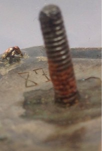 Почетный Дорожник накладная машинка бронзовый