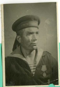 Ст.краснофлотец узбек Юлдаш Метьякубов. БФ. 1943 г.