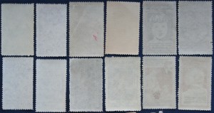 Агитационные рекламные марки 12шт довоенные (?)