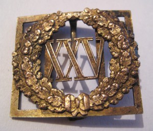 Знак отличия за XXV лет беспорочной службы 1853 год Кеммерер