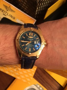 золотые BREITLING COCKPIT 18K YELLOW GOLD LIMITED EDITION ME
