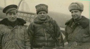 Майор Луи Дельфино и нач.штаба майор И.Вдовин. 1945 г. ТАСС.