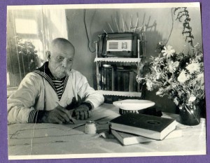 Быв.матрос 1 ст.кр. "Варягъ" А.И.ИЛЬИН. Симферополь.1954 г.