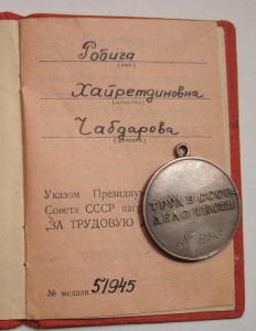 Трудовая доблесть №51945 на доке