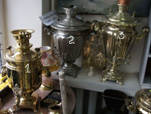 Много самоваров с магазина
