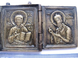 Складень , целый, 3 створки.