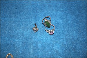 Колечки серебро 875 проба с камнями