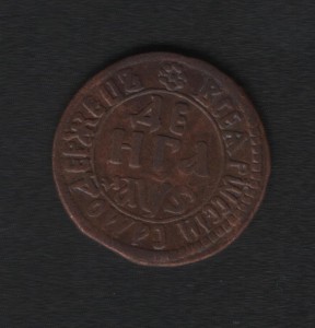 Деньга 1706г.
