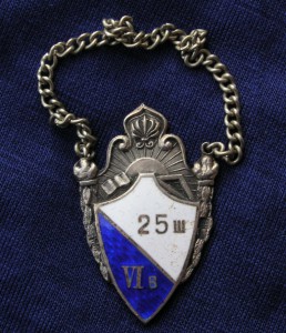 Жетон 1925 г. Серебро .Эмали