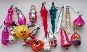Елочные игрушки стекло